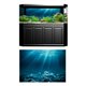 thumbnail image 5 of 2 Piezas 3D Acuario Fondo Telón De Fondo Estático Adhesivo Papel Pintado, 5 of 9