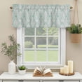 thumbnail image 3 of Green Boho Tribal Window Valance Curtain Bohemian Ethnic Style Rod Pocket Short Curtain for Living Room, Bedroom & Kitchen Window Decor 42x12in, 3 of 8