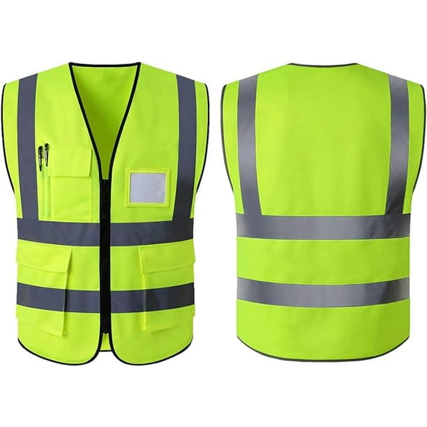 Chaleco de Seguridad Simonetta Vespetti Talla S Amarillo con Tiras Reflectantes