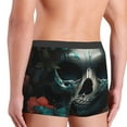 thumbnail image 6 of Cauagu Butterfly Flower Skull Print Boxer Briefs for Men,Comfortable Breathable Men's Underwear Moisture Wicking Underpants -XX-Large, 6 of 8