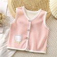thumbnail image 2 of Quealent Baby Vest for Girls&Boys, Cotton Reversible Vest Coat for Spring & Autumn (Pink, 2-3 Years), 2 of 8