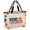 Red, Navy, Tan, variant on American Map Beach Bag for Women, Large Breathable Mesh Beach Tote Bag, Patriotic Freedom US Independence Tan Sandproof Lightweight Travel Bags for Vacation Picnic Swimming Pool 15.7"x15.7"x9.1"