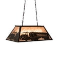 thumbnail image 2 of Meyda Tiffany 180504 Personalized 6 Light 33" Wide Linear Pendant - Bronze, 2 of 5