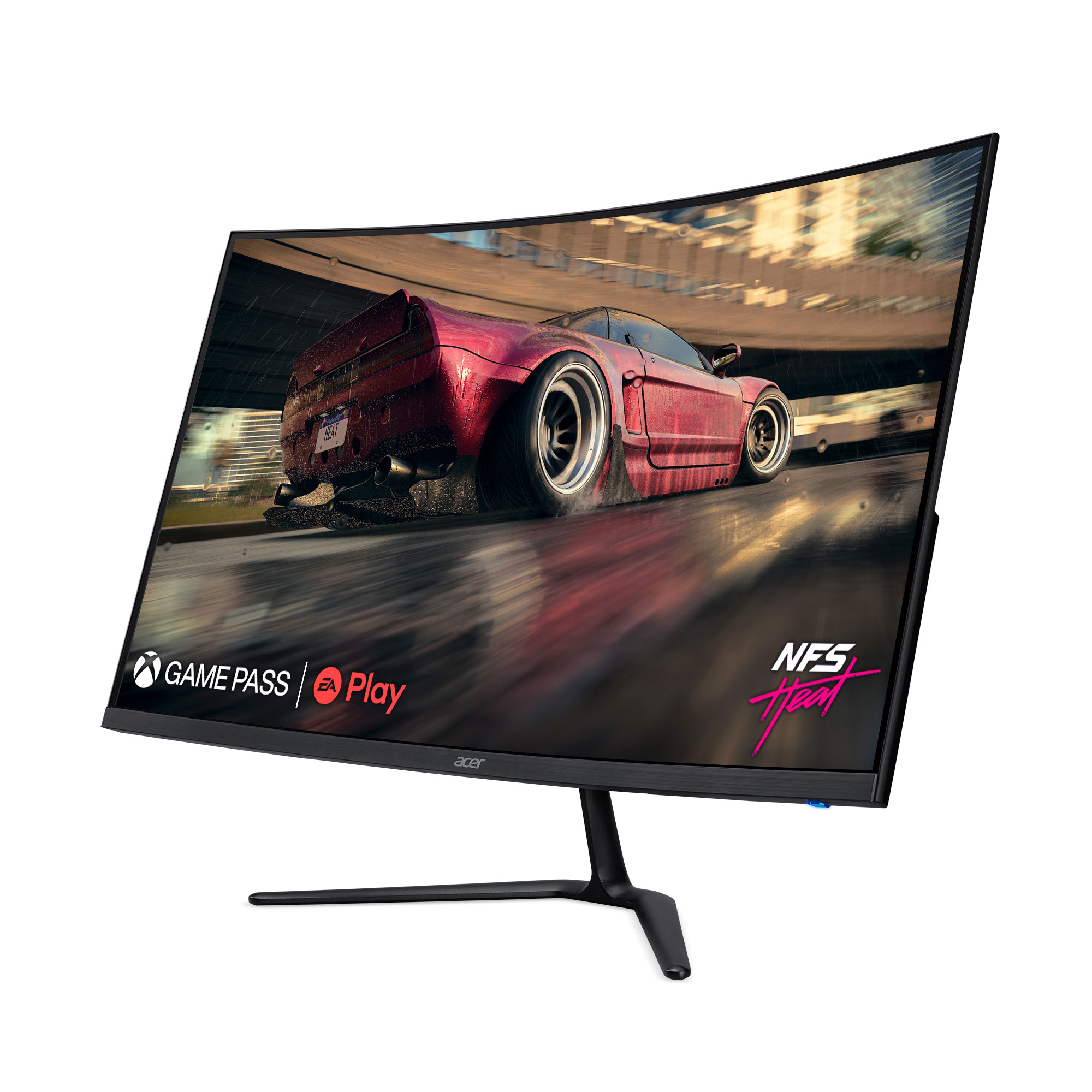 Acer Nitro 31.5" 1500R Curved Full HD (1920 x 1080) Gaming Monitor, Black, ED320QR S3biipx - image 3 of 8