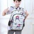 thumbnail image 6 of FORMRS Unisex School Backpack 17" Student Travel Bag with Laptop Compartment, Blue Ice Hockey, 6 of 7