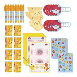 Pokémon 48-Piece Birthday Party Favor Kit for 8 Guests