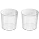 thumbnail image 1 of 2 botes de basura transparentes de estilo sencillo para baño y cocina., 1 of 6