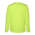 thumbnail image 5 of CORE365 CE10L Unisex Capital Long Sleeve Performance T-Shirt-Safety Yellow-XS, 5 of 6