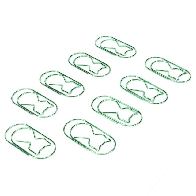 Clip de Papier Cat, Clips de Papier de Revêtement Coloré Portatifs Multifonctionnels pour un Usage Quotidien
