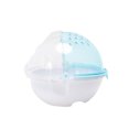 thumbnail image 1 of Methold Bañera para hámster, fácil de cuidar, Adorable, hecha de ABS, casa transpirable para hámsteres, tamaño compacto Suministros de alimentación y agua para mascotas azul, 1 of 6