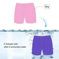 thumbnail image 2 of GRNSHTS Color Changing Swim Trunks Summer Beach Shorts Cool Quick Dry Board Shorts with Pockets for Men, 2 of 4