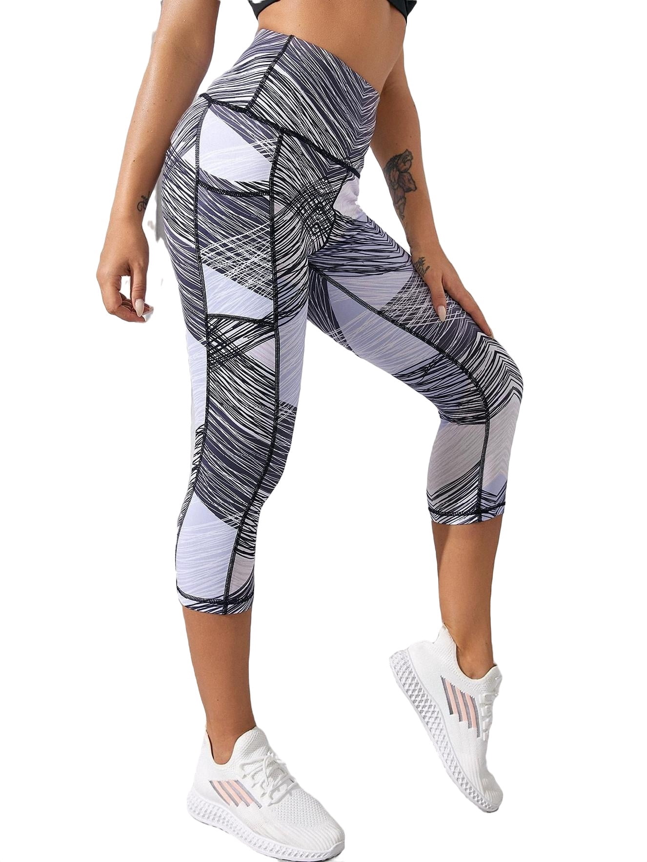 Striped Sports Leggings