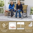 thumbnail image 6 of 60" Porch Swing Cushions with Ties, Waterproof & Fade Resistant, 3 Seater Thickened 4” Replacement Cushion for Outdoor Patio, Garden & Backyard, 6 of 7