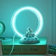 thumbnail image 4 of Lámpara Adornos de escritorio con enchufe USB de luz de ambiente de astronauta de resina para fiesta de boda, 4 of 6