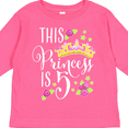 thumbnail image 4 of Inktastic This Princess is Five 5th Birthday Girls Long Sleeve Toddler T-Shirt, 4 of 5