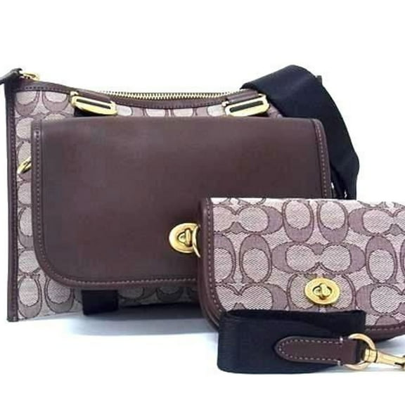 Pre-Owned COACH Multi-Function Crossbody Shoulder Bag with Dinky C2613 in Brown... (Good)