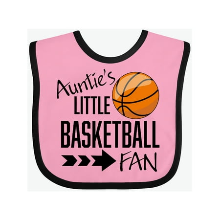 

Inktastic Auntie s Little Basketball Fan Gift Baby Boy or Baby Girl Bib