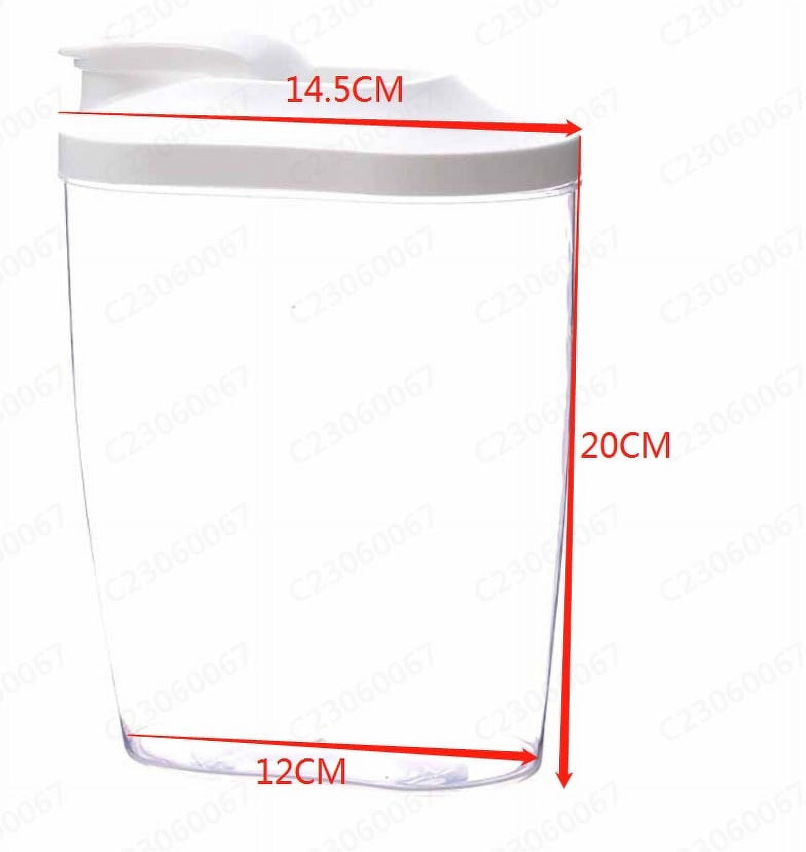 SLYNSHome Cereal Containers Storage,50 oz Airtight Large Dry Food Storage Containers with Pouring Spout BPA Free Dispenser Plastic Bin,for Flour and Grain Coffee Kitchen Storage Gadget