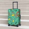 thumbnail image 6 of Rateoe Funny Animals in Jungle Printed Luggage Cover, Suitcase Protector Fits 18-32 Inch Luggage-Small, 6 of 7