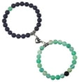 thumbnail image 1 of ¡Oferta del Día!, Pulseras de pareja a juego Pulseras de cristal curativo para parejas Akmoler, 1 of 9