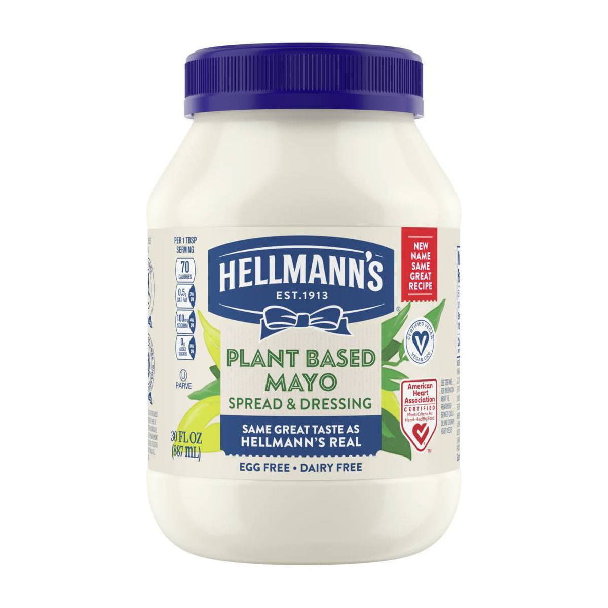 Hellmann's Plant Based Mayo - 30 fl oz - Pack of 2