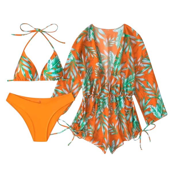 REORIAFEE Womens Summer Beach Bikini Fashion 2023 Swimsuit High Waisted