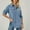 Blue, variant on jobturf Button Down Shirts for Women Sun Protuction UPF 50+ Long Sleeve Blouse Workout Hiking Runing Fishing Tops with Pocket