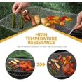 Luxshiny BBQ Grill Mesh Mat 10Pcs Disposable Aluminum Grill Topper Broiler Net Pans NonStick