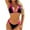 Black, variant on Youyipin Womens Swimsuits 2 Piece Thong Bikini Sets Beach Vacation Triangle Hawaii Outfits Bathing Suits For Women