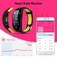 thumbnail image 4 of RV Reloj conectado Mujeres Hombres Niños IP68 Pulsera conectada a prueba de agua Pantalla colorida Reloj inteligente con podómetro de ritmo cardíaco Despertador de sueño Notificaciones para iPhone Huawei Samsung Xiaomi Sony Rojo Verde, 4 of 5