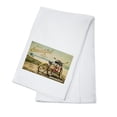 thumbnail image 1 of Depoe Bay, Oregon, Life is a Beautiful Ride, Bicycle (100% Cotton Tea Towel, Decorative Hand Towel, Kitchen and Home), 1 of 3
