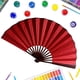 thumbnail image 4 of DIY Abanico en Blanco 10 Pulgadas Abanico Plegable Liso Hueso Rojo (D) Rojo 10 Pulgadas (hueso Rojo), 4 of 9