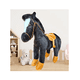 thumbnail image 2 of Peluche Caballo 45cm Muñeco Tierno Caballito Belug Café, Negro, 2 of 5