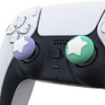 thumbnail image 3 of PlayVital Star Design Cute Thumb Grip Caps for ps5/4 Controller, Silicone Analog Stick Caps Cover for Xbox Series X/S, Thumbstick Caps for Switch Pro Controller - Mint Green & Light Violet, 3 of 9