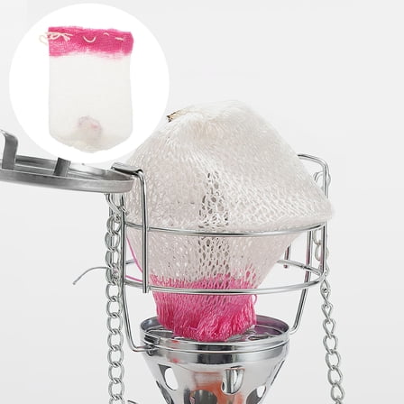 Raindrops 2Pcs U Shaped Gauze Mesh Lantern Mantles for Outdoor Camping Hiking Propane Lampshades 4.32X2.75X0.04in