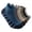 Blue, variant on 6 Pairs Ankle Compression Socks for Women & Men VLOOCKLE – Low Cut Running Socks with Arch Support, Cushioned Sole & Heel Tab Brown