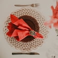 thumbnail image 2 of 6pcs de Navidad Tembrado Chic Napkin Hebillas Navidad Adorable Patrón Mesa Suministros, 2 of 6