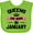 Apple Green, variant on Inktastic Queens Are Born in January Boys or Girls Baby Bib