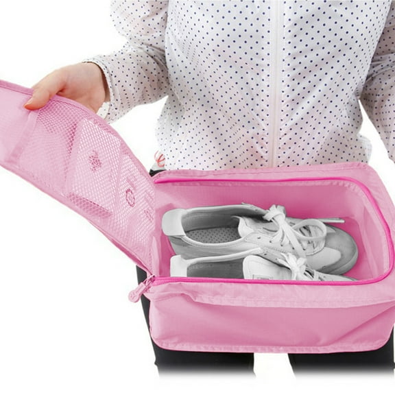 Handbag Portable Travel Multifunctional Storage Carrying Box Korean Shoes Foldable Shoe Storage Bag Hand Carrying Shoe Organizer For Closet