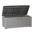 thumbnail image 3 of TOOMAX Florida 19.4 cu. ft. Outdoor Deck Box - Grey, 3 of 8