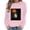 VKOYWKM-ZQR1-Pink, variant on VKOYWKM Spooky Halloween Sweatshirt for Women Ghost Pumpkin Graphic Oversized Sweatshirt Crew Neck Long Sleeve Casual Fall Sweatshirt Holiday Party Pullover