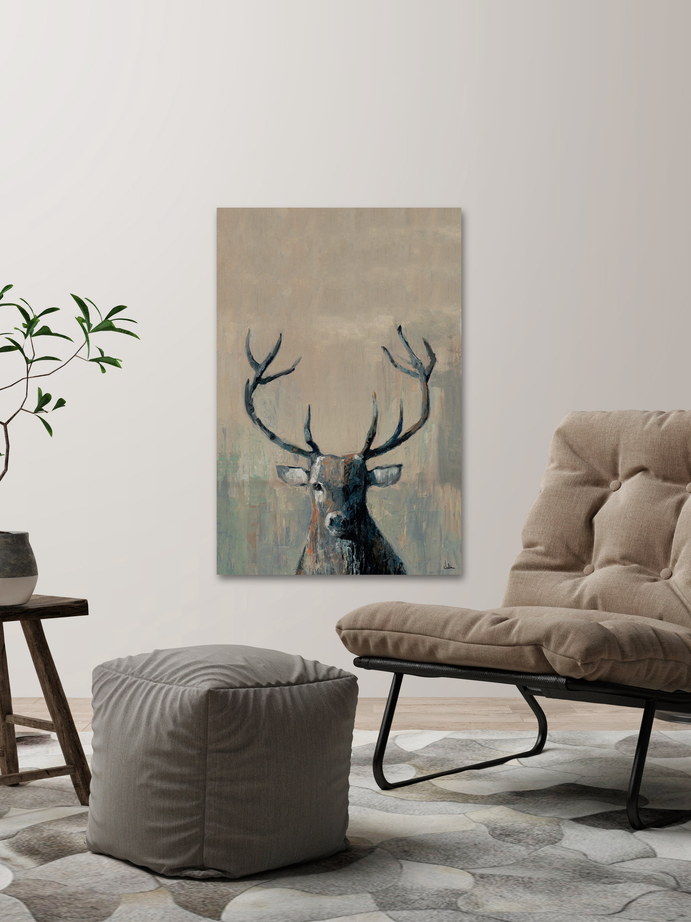 Marmont Hill What up Buck Canvas Wall Art