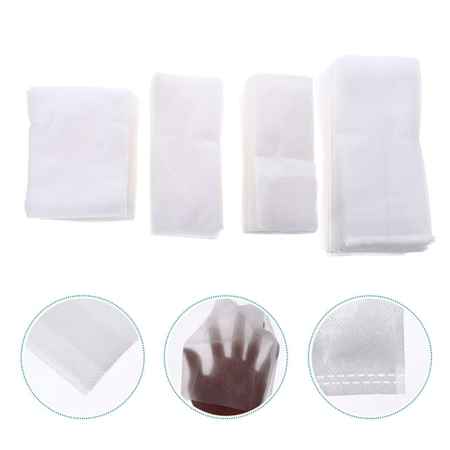 FONDOTIN 400Pcs Biodegradable Transparent Fabric Pots for Planting Gardening and Healthy Growth