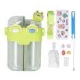 thumbnail image 2 of Cute Water Bottle, 780ML Straw Water Bottle With Straw Adjustable Strap Sticker, 2 of 8