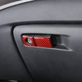 thumbnail image 3 of TINKI Compatible for Honda Pilot 2016-2022 Interior Accessories Carbon Fiber Center Consoles Cover Decals Protector Sticker, Soft Carbon Fiber, Red, 3 of 15