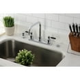 thumbnail image 2 of Kingston FB2141DKL Kaiser Two-Handle 2-Hole 8" Centerset Kitchen Faucet in Polished Chrome, 2 of 7