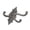 10, variant on Strong Load Bearing Movable Iron Wall Hook For Secure Storage Coat Purses Keys Hook Simple Installation