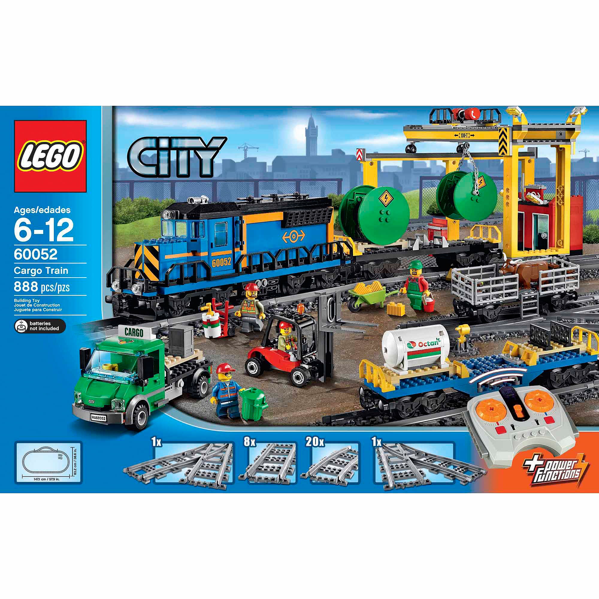 New Lego City Trains Cargo Train 60052 Building Toy Free Shipping Ebay