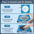 thumbnail image 7 of 2-Pack for Samsung Galaxy Watch 6 44mm Screen Protector Tempered Glass,With Auto Alignment Tool [Anti-Scratch]Ultra-thin Tempered Glass for Samsung Galaxy Watch 6 44mm Screen Protector,Clear, 7 of 7
