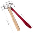 thumbnail image 2 of Martillo de acampada C6 - Cabeza de acero inoxidable y mango de madera, ideal para camping y senderismo, 2 of 6